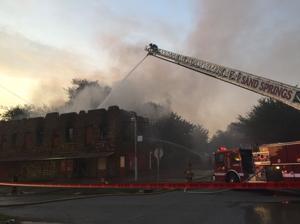 Vacant two-story building burns near downtown Sand Springs