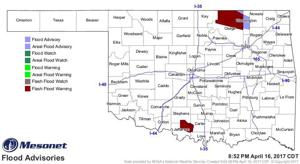 Flash flood warning issued for northern Osage County