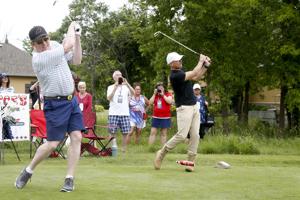 Veterans, pro golfers and celebrities tee off at Patriot Cup to support Folds of Honor