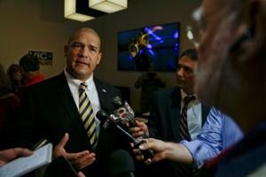 Sheriff-elect Vic Regalado reaches out to disenfranchised members of Hispanic community in victory speech