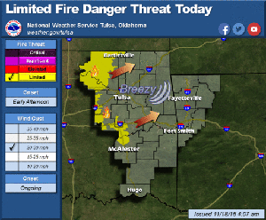 Freezing temperatures, more rain for Tulsa possible this weekend