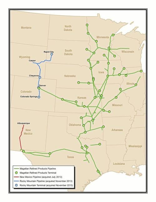 Magellan Midstream buys pipeline from Plains All American Work