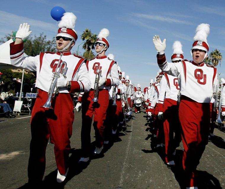 Photos OU marching band 'The Pride of Oklahoma' uniforms in the past