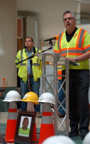 Importance of careful driving stressed at viewing of National Work Zone Memorial