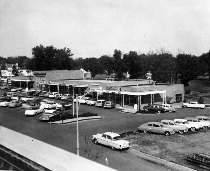 Throwback Tulsa gallery Utica Square was not so upscale in 1952