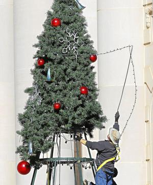 State cutting back on Christmas lights at Oklahoma Capitol