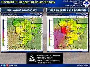 Near-record high temperatures expected Monday before front moves through Tuesday