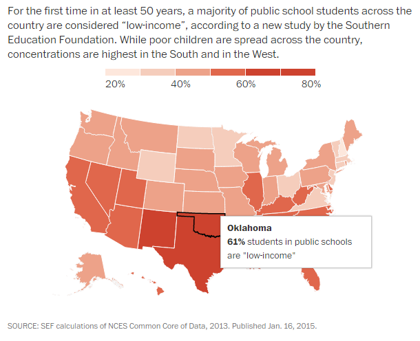 WaPo School poverty map