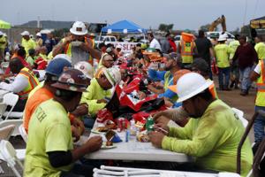 Crossland Construction celebrates safety record at A Gathering Place for Tulsa