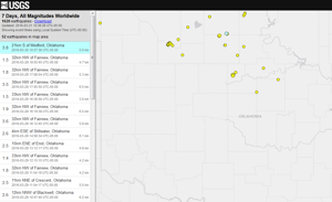 3.8 magnitude Oklahoma quake recorded late Wednesday