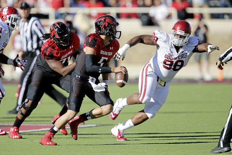 Texas Tech Red Raiders Team-Issued #6 Gray Jersey from the 2014 NCAA  Football Season