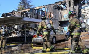 Three firefighters hurt with non-life-threatening injuries battling apartment fire