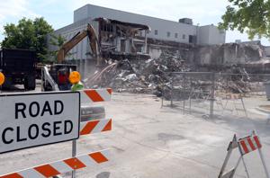 Former Miss Jackson's, Petty's building at Utica Square demolished Sunday