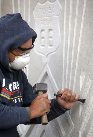 John Klein: Route 66 Sculptures near completion, new home