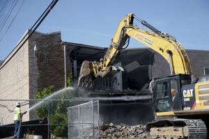 BA contractors demolish old church; city looking to redevelop property