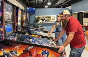 Playing pinball