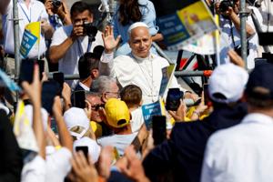 In Lampedusa, island gateway to Europe, Pope Leo calls for protecting migrants