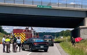 Driver killed in fiery crash on I-93 in Londonderry