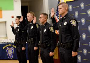 Manchester Police ceremony