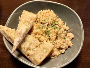 Wild mushroom risotto
