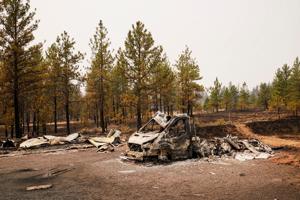 Wildfires burn in Washington state