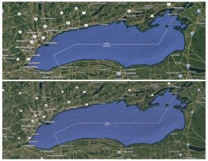 Google Maps shows Lake America instead of Lake Ontario after Trump order