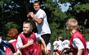 Maye Day: Youth football campers spend a day with Patriots QB in Londonderry