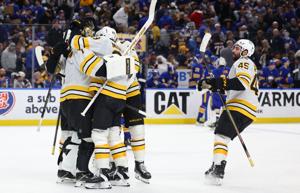David Pastrnak saves Bruins' season with OT winner in Buffalo