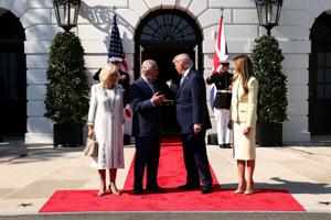 Britain's King Charles and Queen Camilla in the United States for state visit