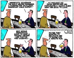 Editorial Cartoon: Steve Kelley