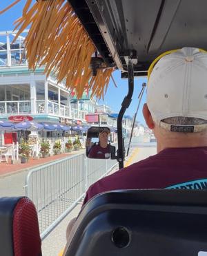 Hampton’s Tiki Taxi driver ditched a quiet retirement for beach-shuttle life