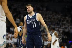 Luka Doncic is rising to the moment. It looks too big for the Timberwolves.