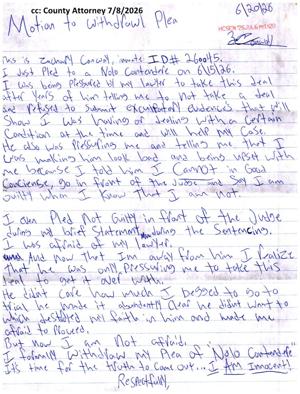 Zachary Conway Letter