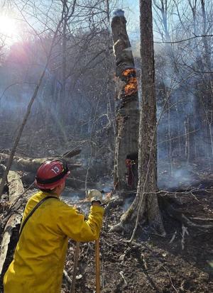 New Hampshire brush fires have crews in the thick of it