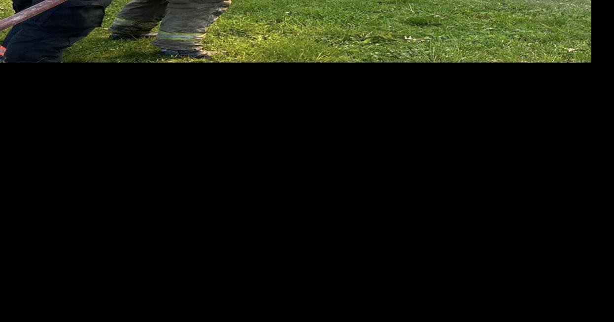 Local fire departments train new members with controlled burn News