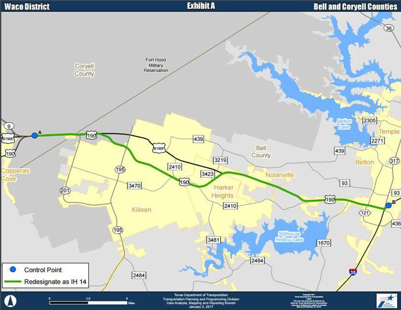 Central Texas freeway designation as Interstate 14 gets final approval