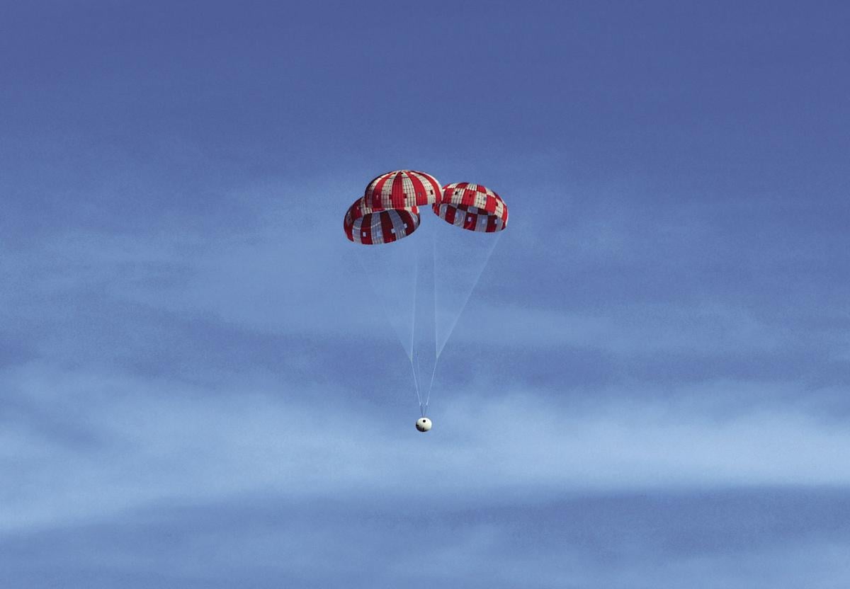 Final descent Photo by Matt Harding/Yuma Sun