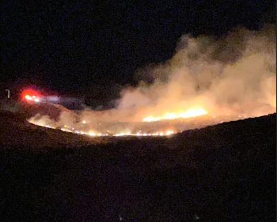Brush Fire in Sparks