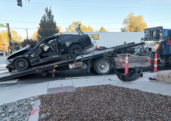 Crash on Pyramid