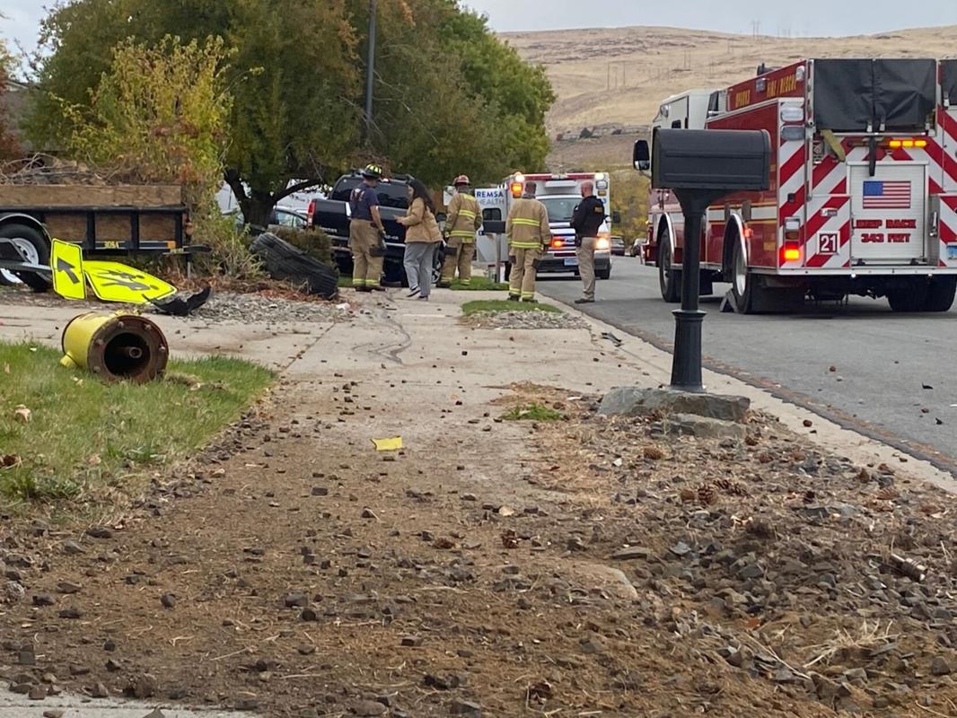 Medical emergency causes driver to crash in a residential area in ...