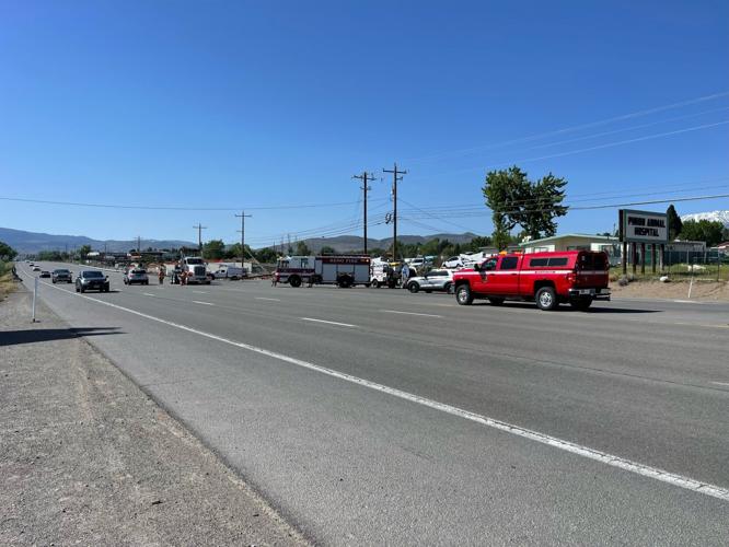 Crash Closes Southbound Virginia Street at South Hills Drive