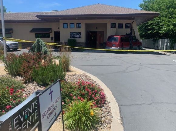 Car Crashes Into Funeral Home