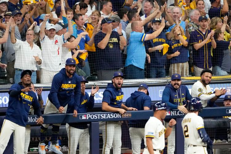 NLCS Dodgers Brewers Baseball