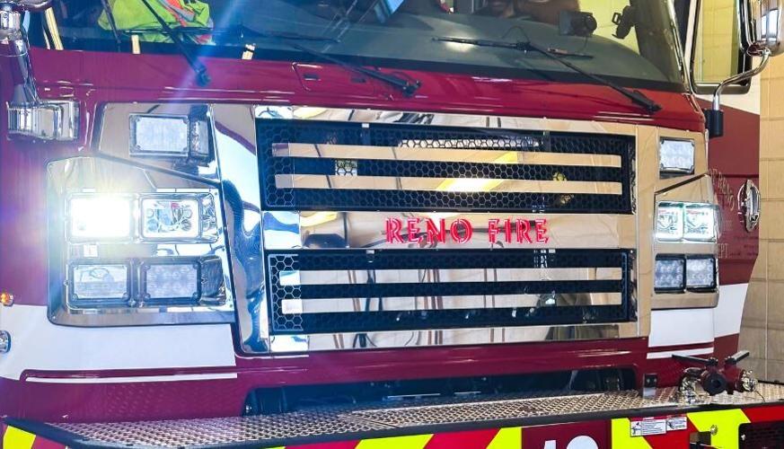 Reno Fire truck up close