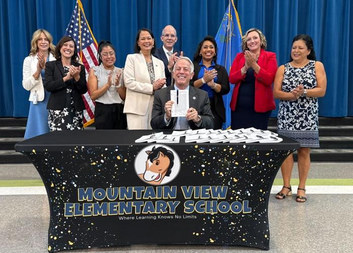 Governor Lombardo signs education bill