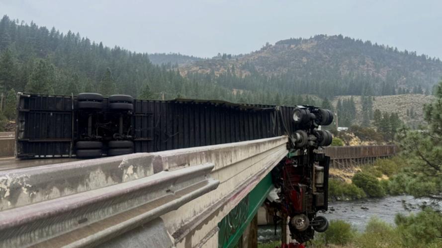 Truck rollover 80 & Hirschdale 2
