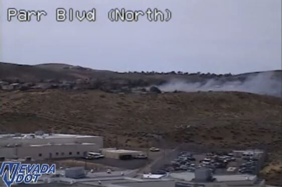 Parr Blvd fire