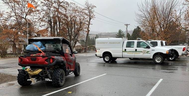 Stranded Driver and Dog Rescued in Sierra County by WCSO