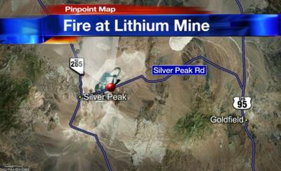 Fire Breaks Out at Lithium Mine in Esmeralda County