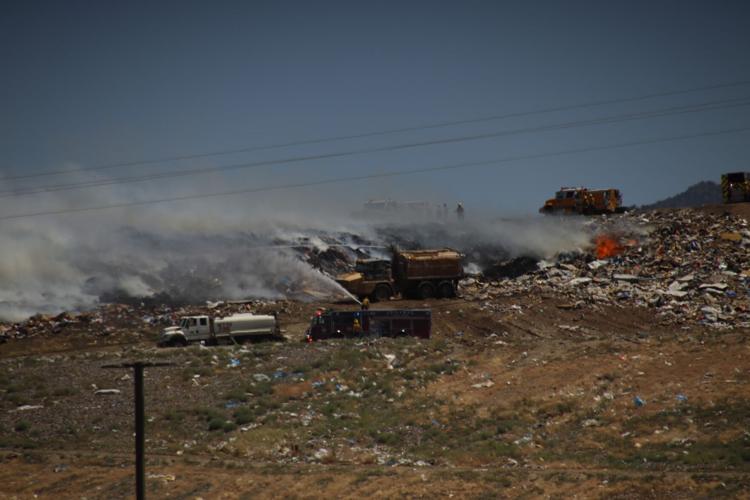 Carson Landfill fire 1